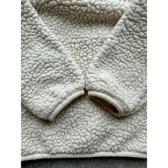 Toddler Girls Columbia Fleece Jacket with Hood, Size 3T White Good Condition - Picture 9 of 11